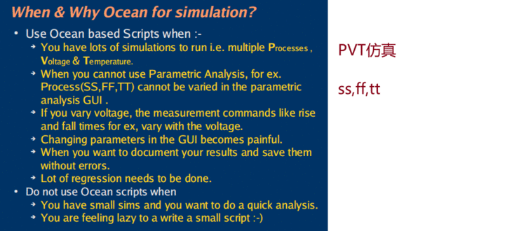 Ocean for simulations...(basics)