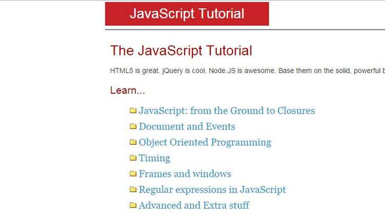 Javascript-tutorial